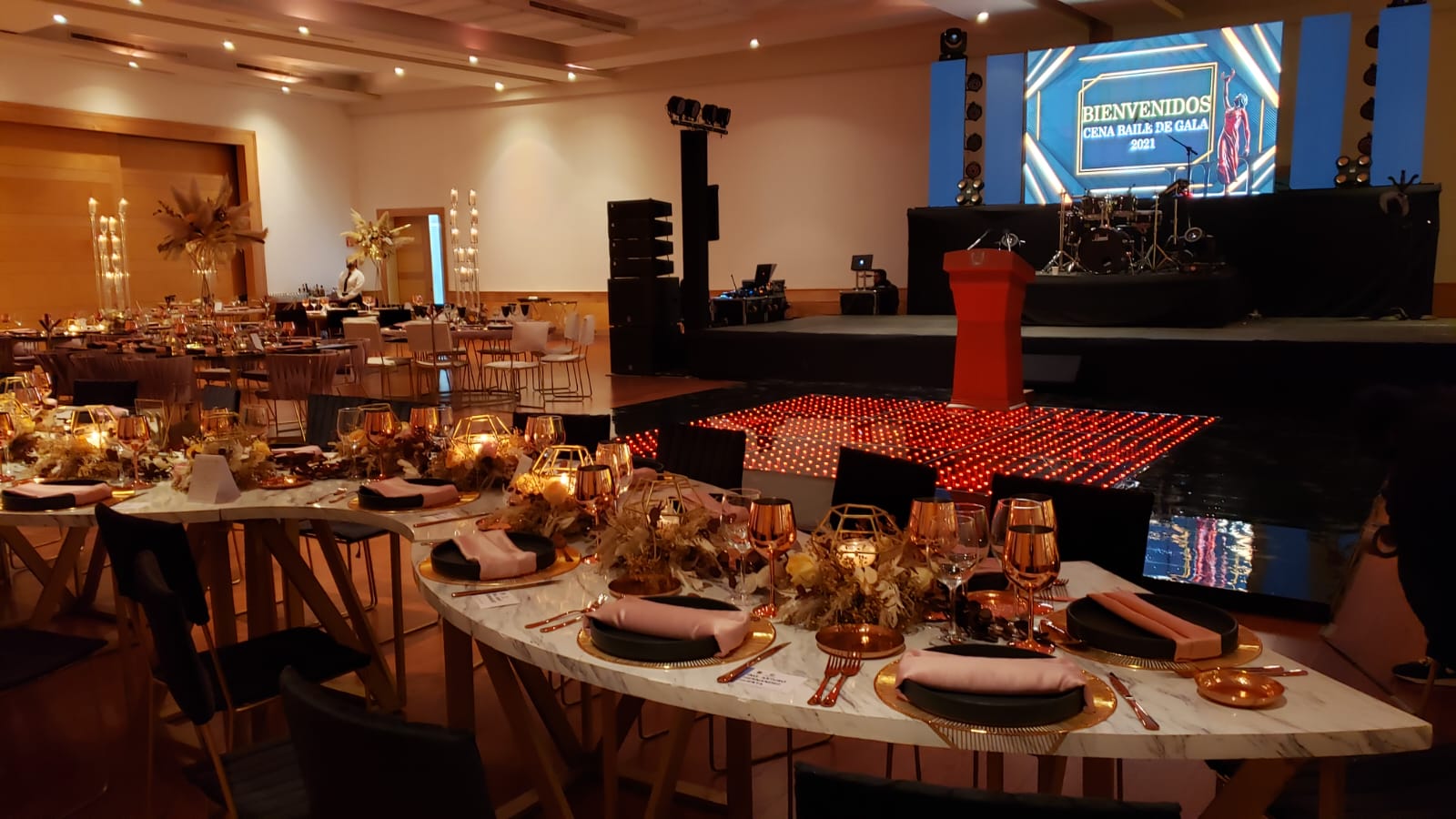 Evento con producción audiovisual